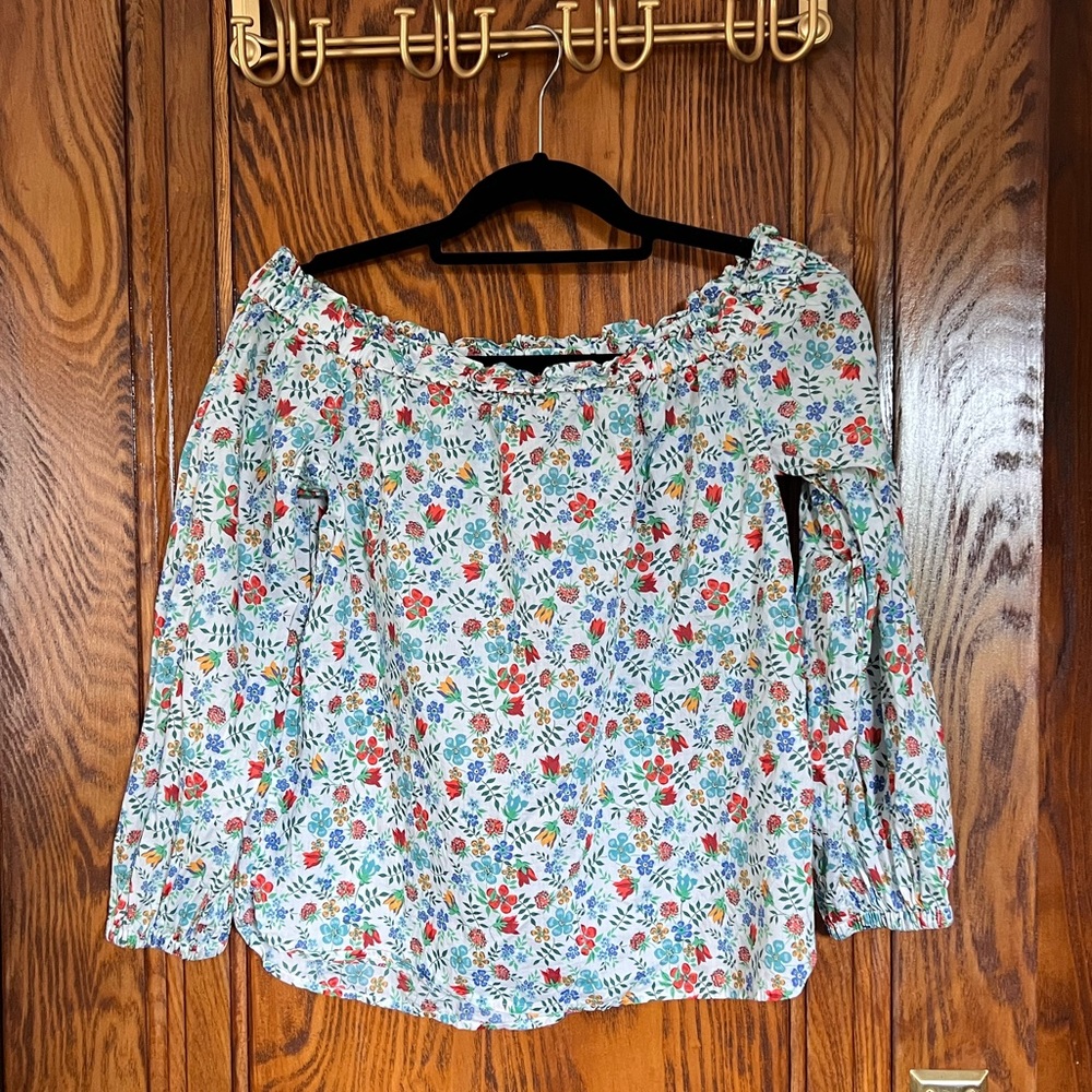 J.Crew x Liberty with ditsy floral print